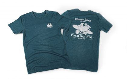 Beach Bound Logo Jersey Tee T-Shirt – Heather Teal